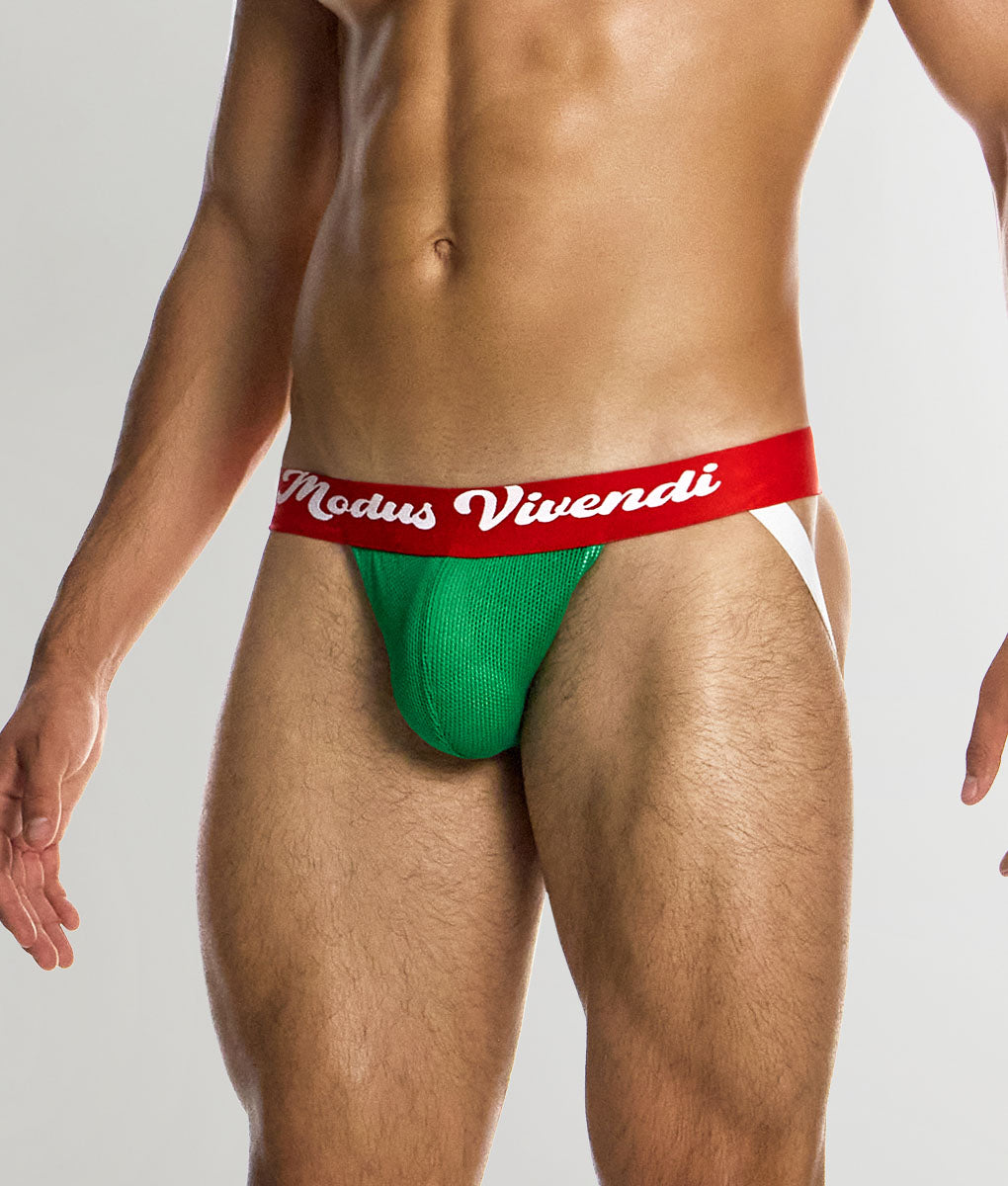 Modus Vivendi Retro Jockstrap Green