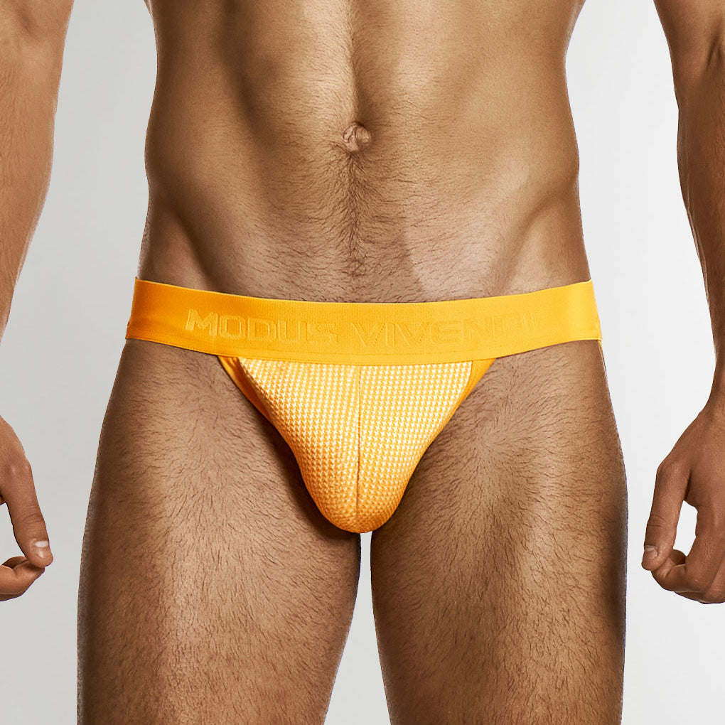 Modus Vivendi Pied de Coq Jockstrap Yellow