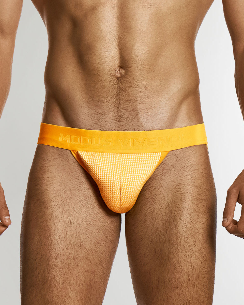Modus Vivendi Pied de Coq Jockstrap Yellow