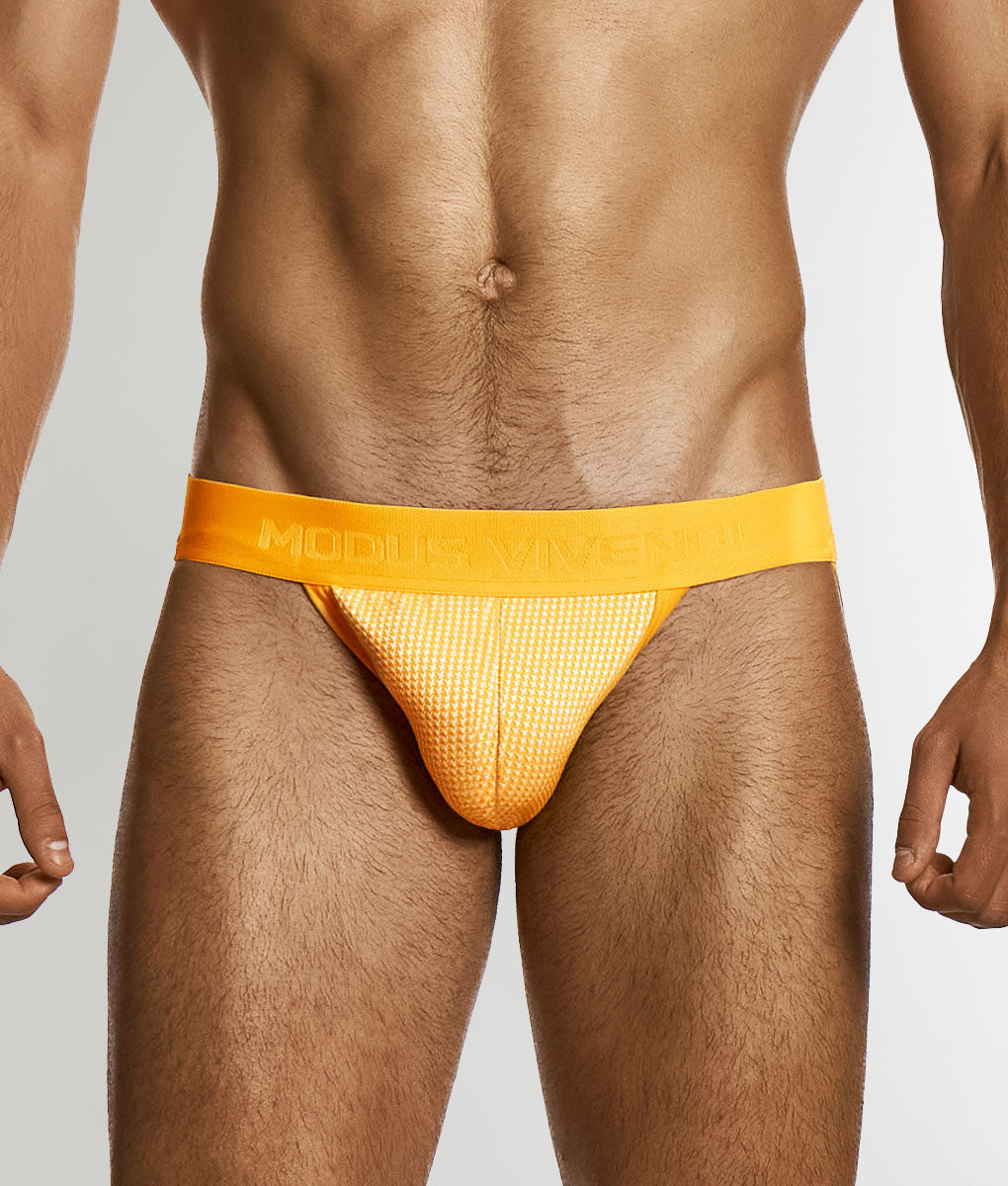 Modus Vivendi Pied de Coq Jockstrap Yellow