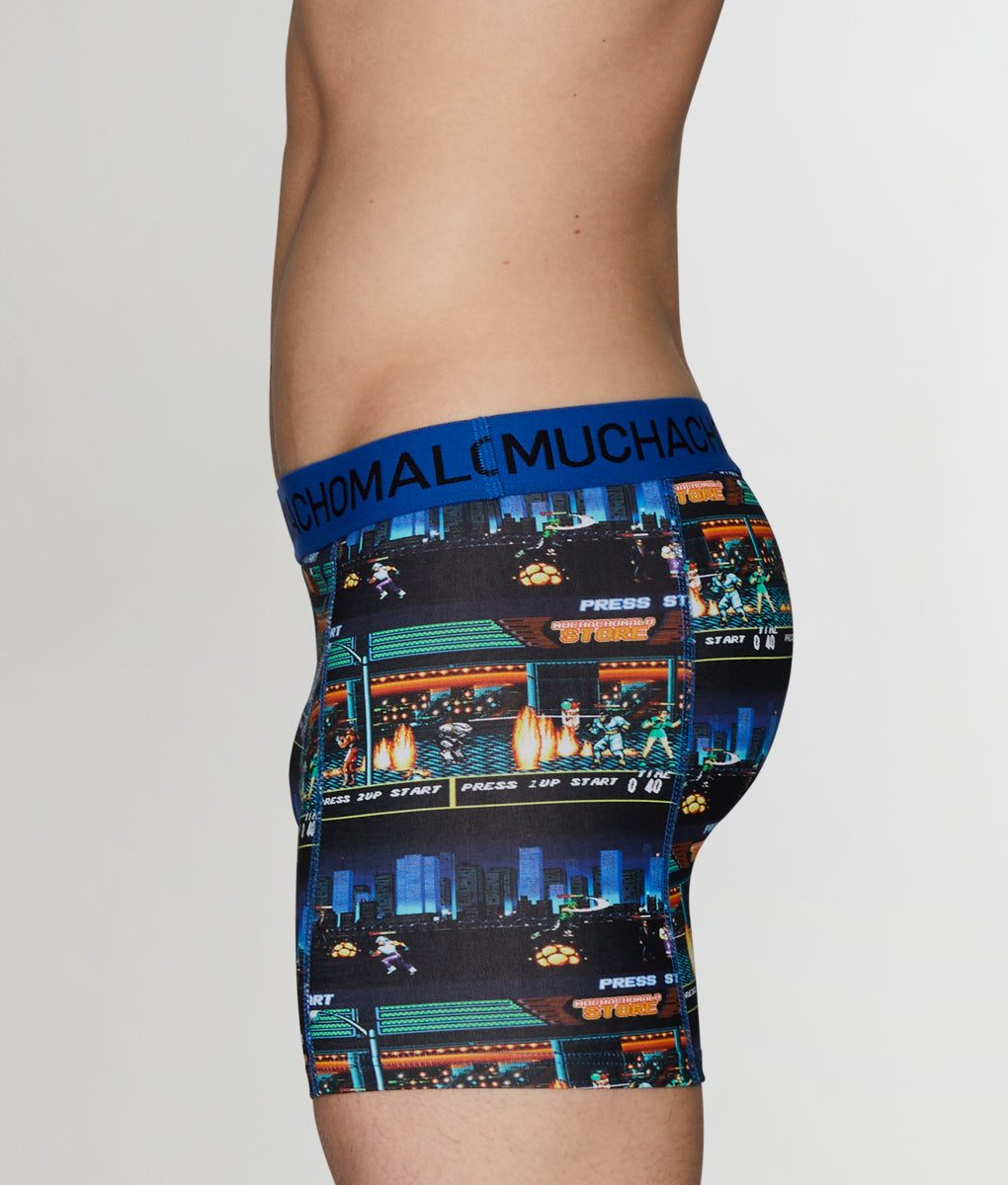 Muchachomalo Boxing Experience Boxer Brief Muchachomalo Boxing Experience Boxer Brief Print-blue