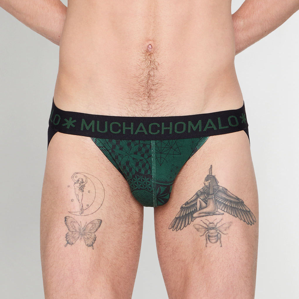 Muchachomalo Geometric Jockstrap Geometric-print-a