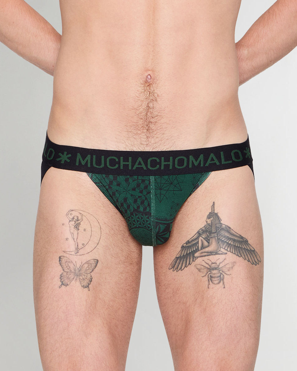 Muchachomalo Geometric Jockstrap Geometric-print-a