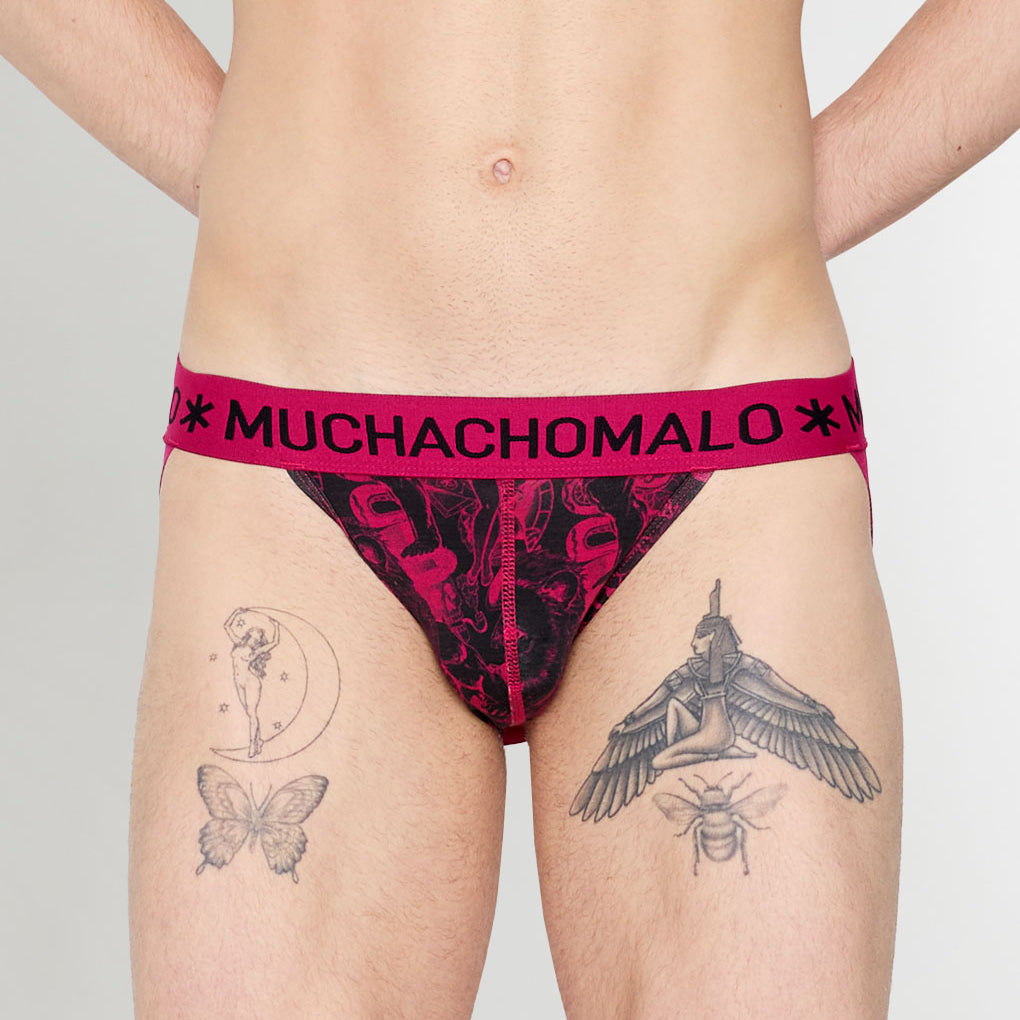 Muchachomalo Kingkat Jockstrap Kingkat-print-b
