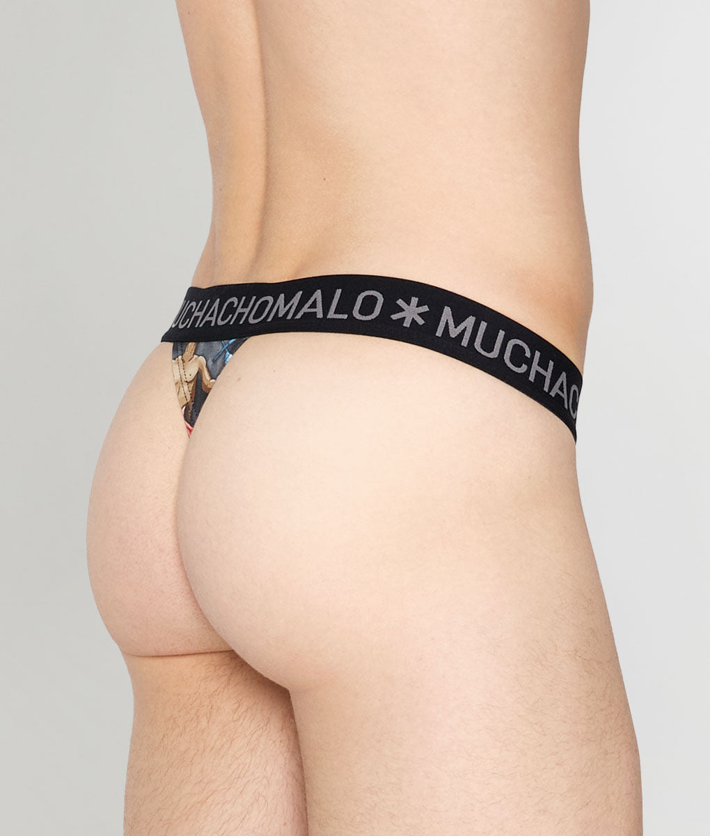 Muchachomalo Circus Thong Circus-print-a
