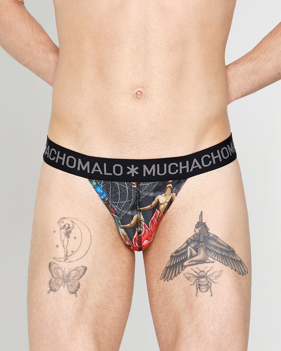 Muchachomalo Circus Thong Circus-print-a