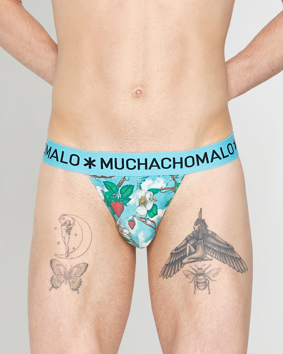 Muchachomalo Fruit Origin Thong Fruit-origin-print-a
