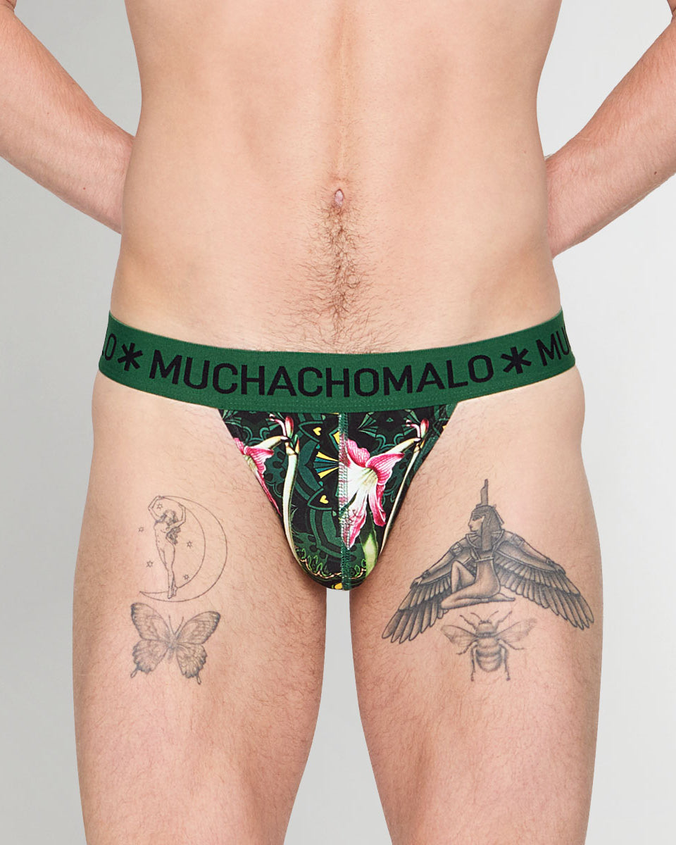 Muchachomalo Geometric Thong Geometric-print-b