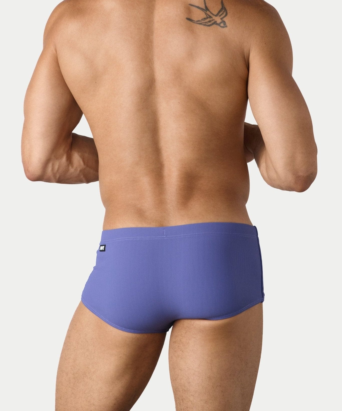 AWRY Oasis Swim Sunga Lavender - mens swim sungas back view