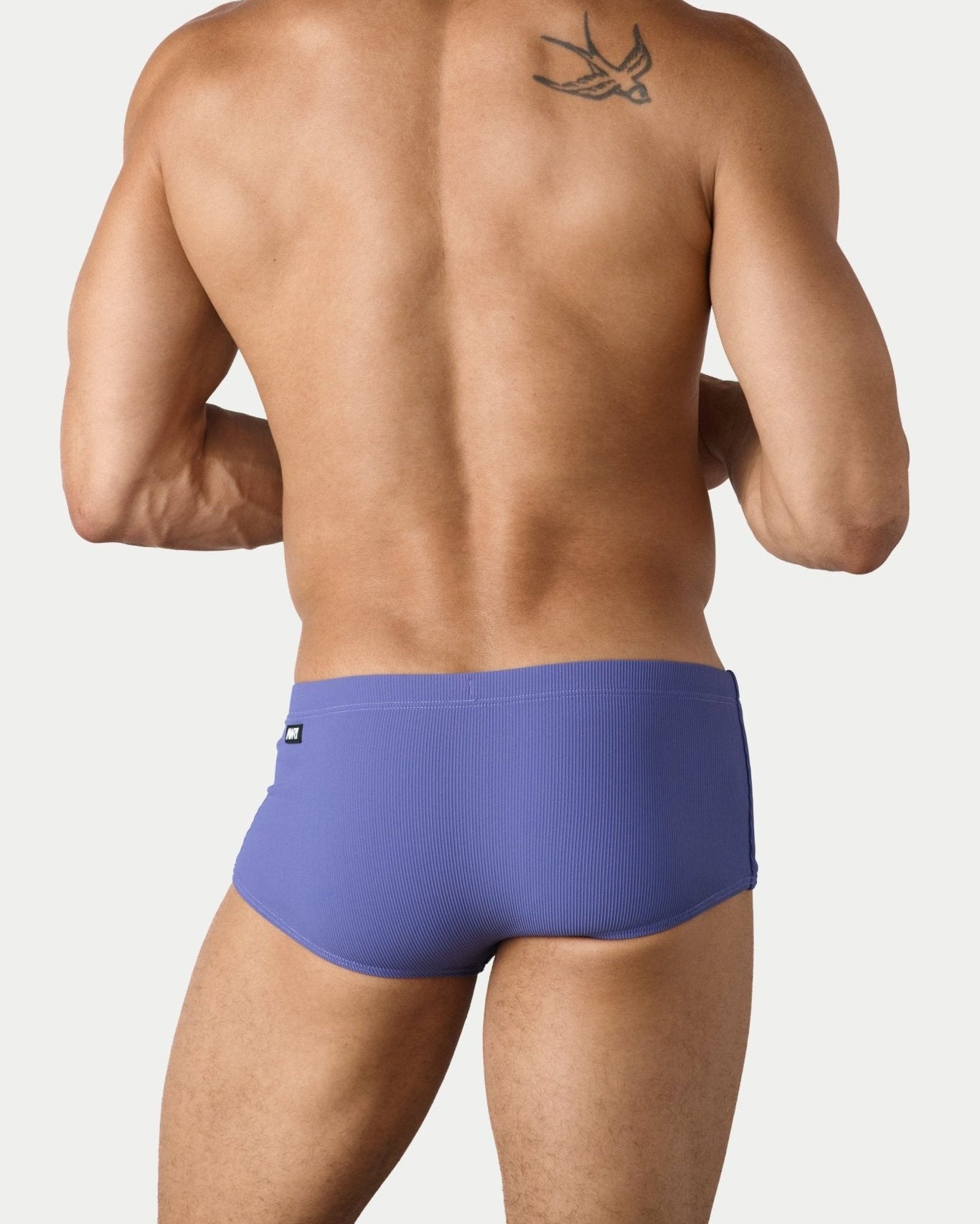 AWRY Oasis Swim Sunga Lavender - mens swim sungas back view