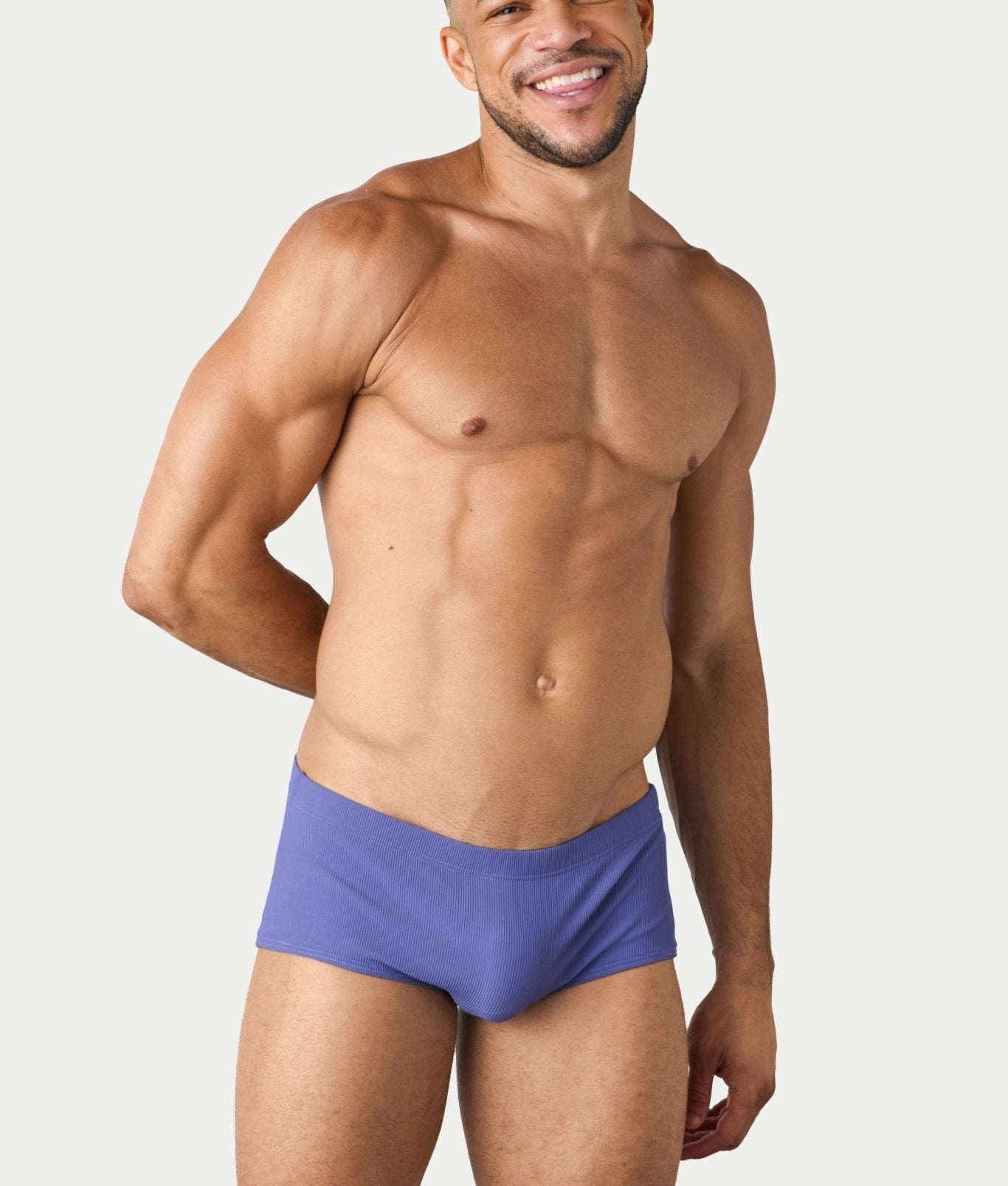 AWRY Oasis Swim Sunga Lavender - men's swim sunga liner close-up