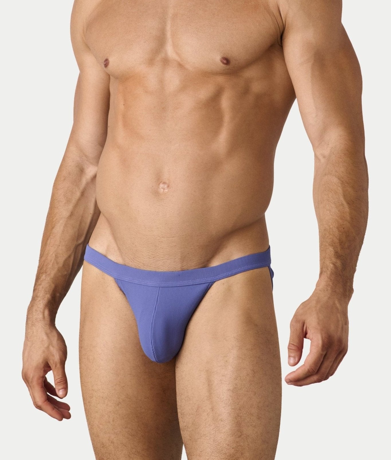 AWRY Oasis Swim Tanga Lavender - mens swim briefs front view