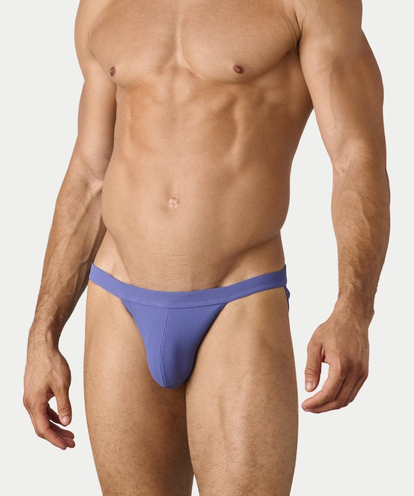 AWRY Oasis Swim Tanga Lavender - mens swim briefs front view