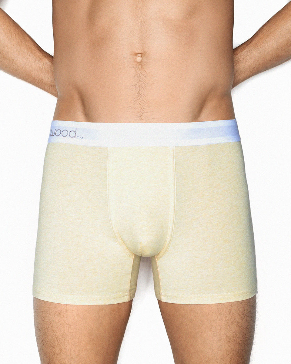 Wood Boxer Brief Straw-yellow