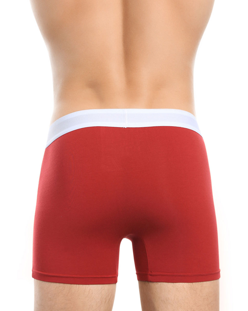 Wood Boxer Brief Red