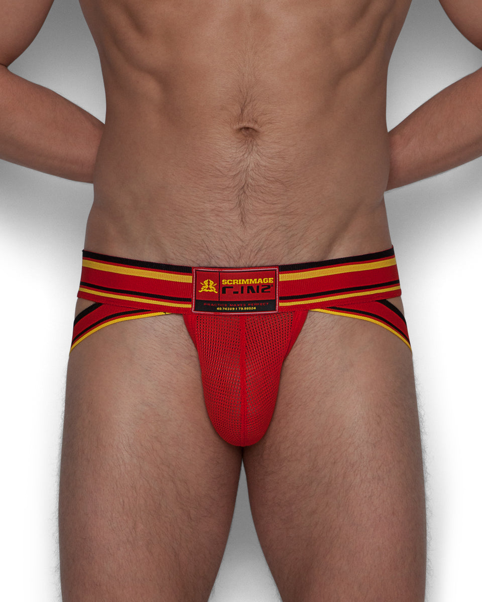 C-IN2 Scrimmage Jockstrap Winning-red
