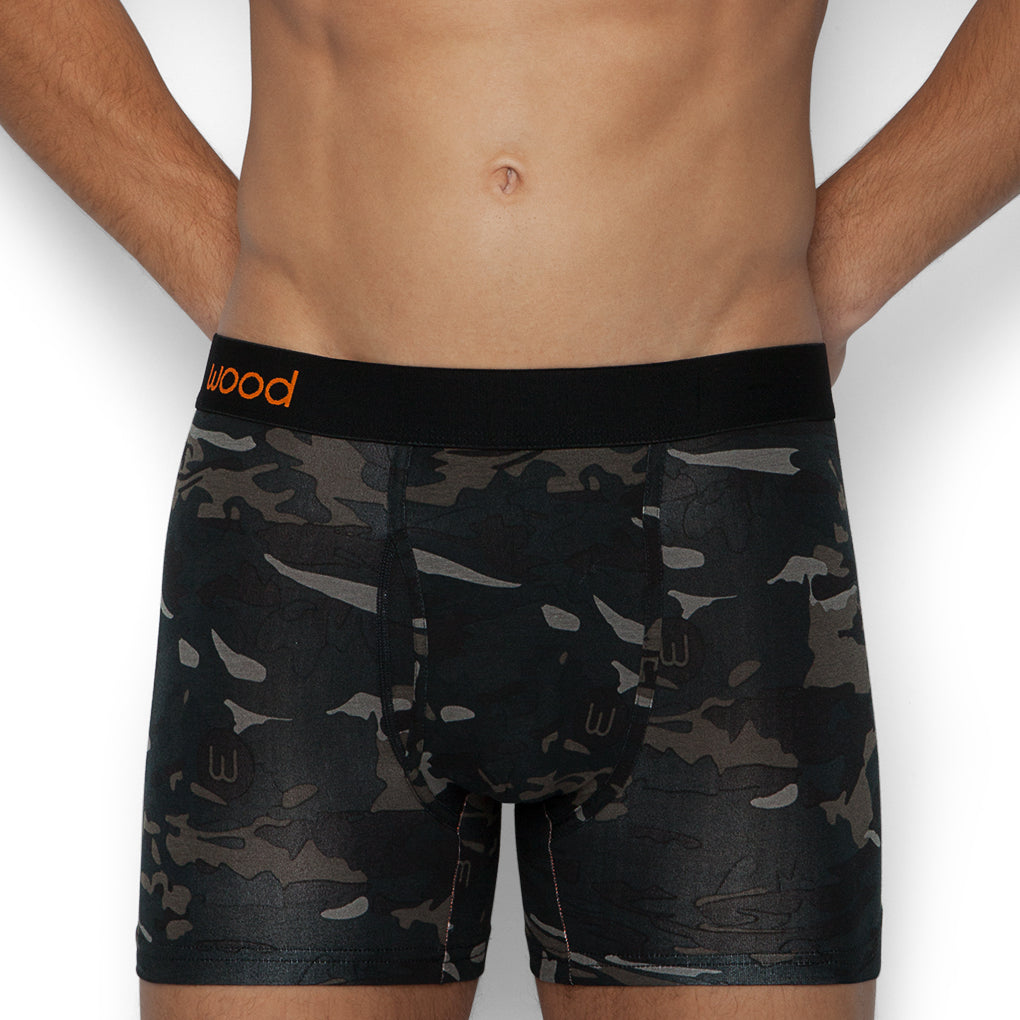 Wood Boxer Brief Forest-camo