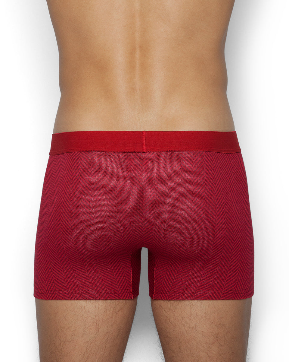 Wood Boxer Brief with Fly Red-herring