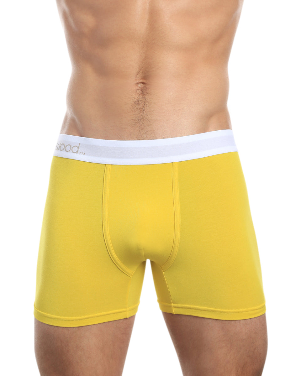 Wood Boxer Brief Yellow
