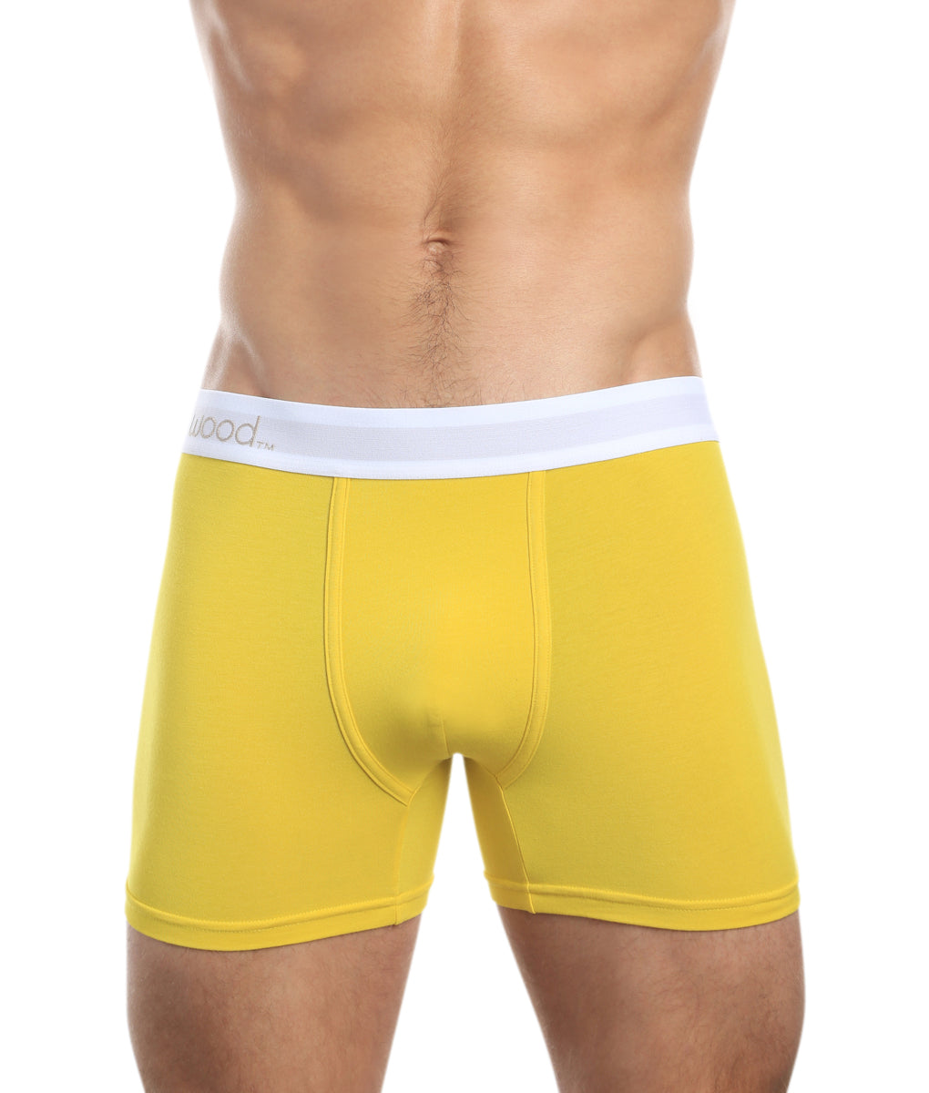 Wood Boxer Brief Yellow