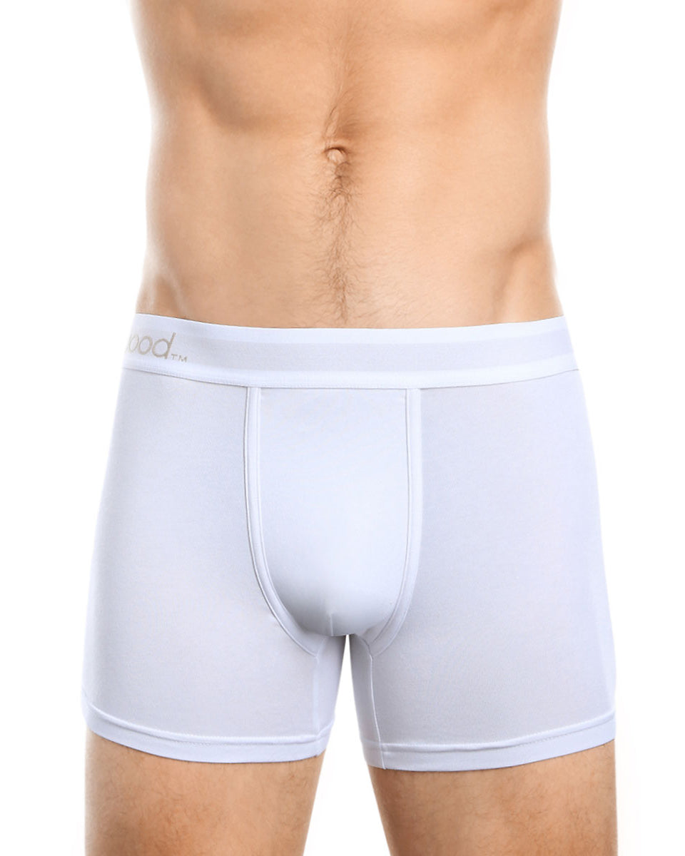 Wood Boxer Brief White