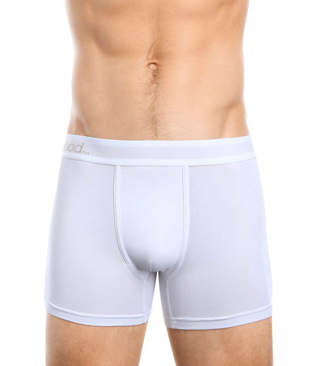 Wood Boxer Brief White