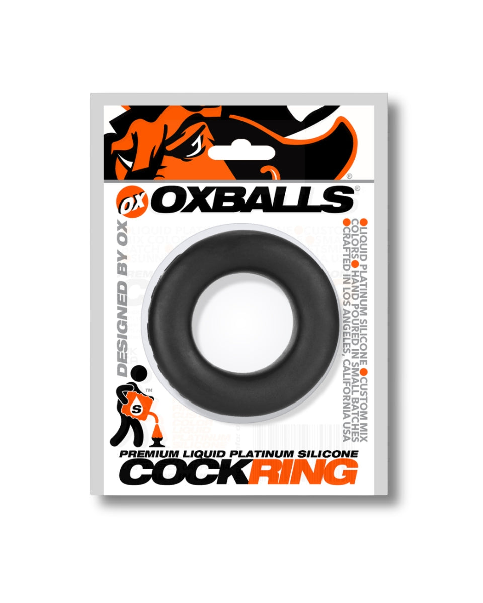 OXBALLS The Smoosh Comfort Cock-T Cockring Black