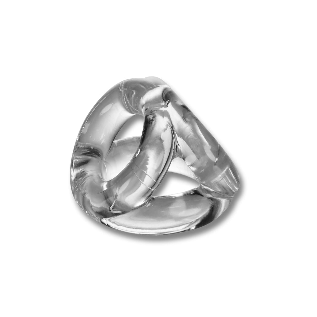 OXBALLS The Versatile 3-Ring Tri-Sport Cocksling Clear