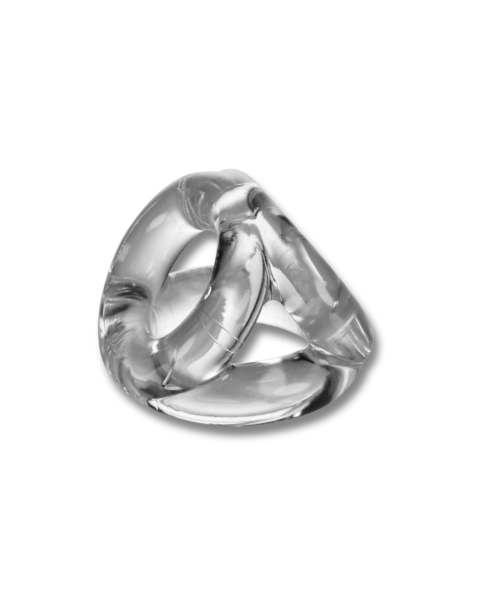 OXBALLS The Versatile 3-Ring Tri-Sport Cocksling Clear