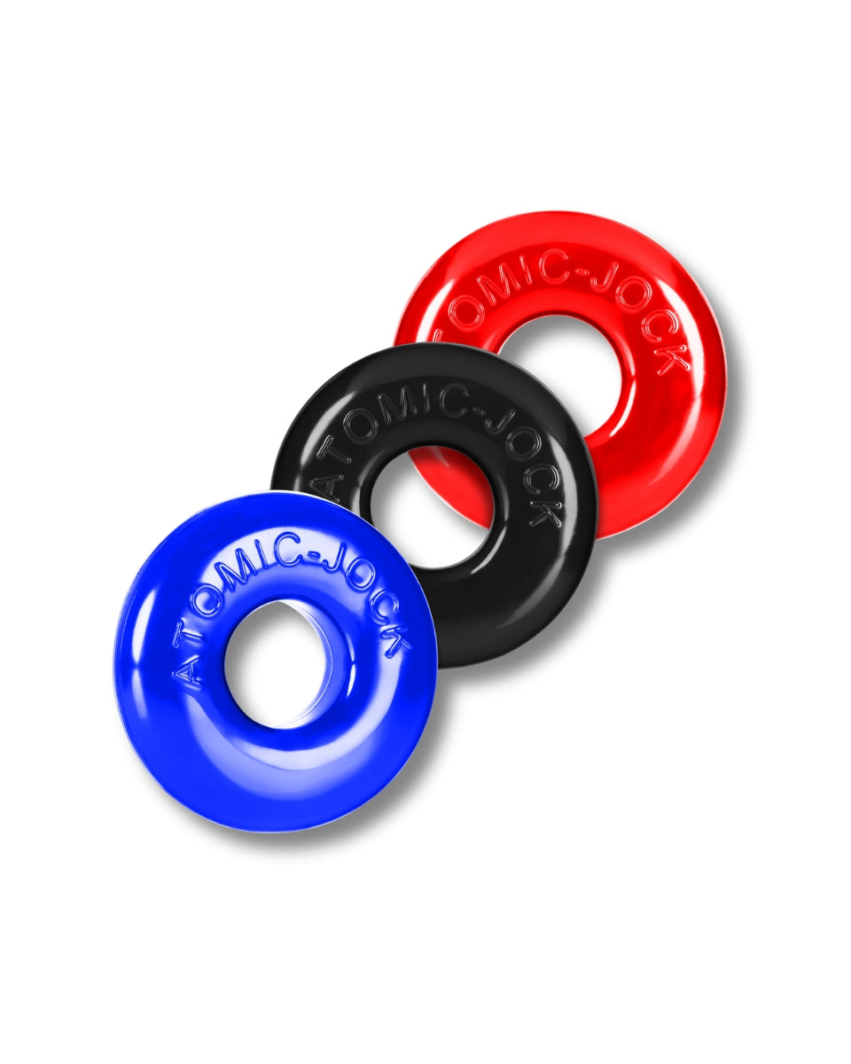 OXBALLS 3-Pack Of Do-Nut Ringer Cockrings 1 Multi