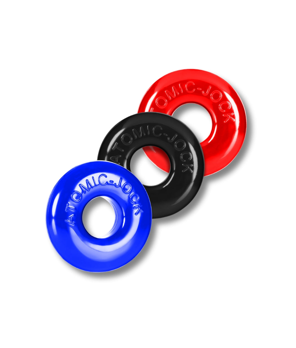 OXBALLS 3-Pack Of Do-Nut Ringer Cockrings 1 Multi