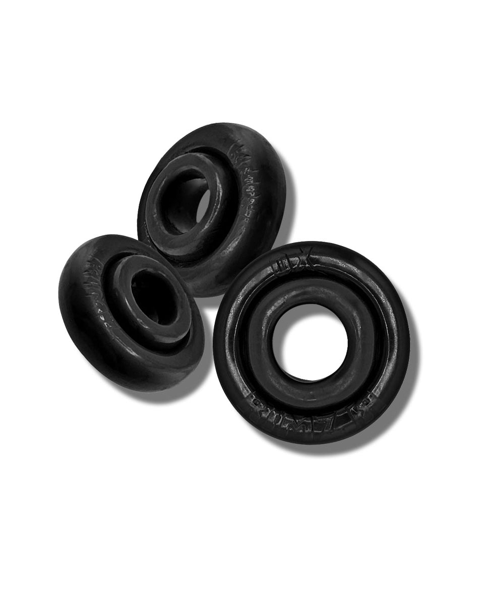 Oxballs Rimringz Power Bulge Rings Black