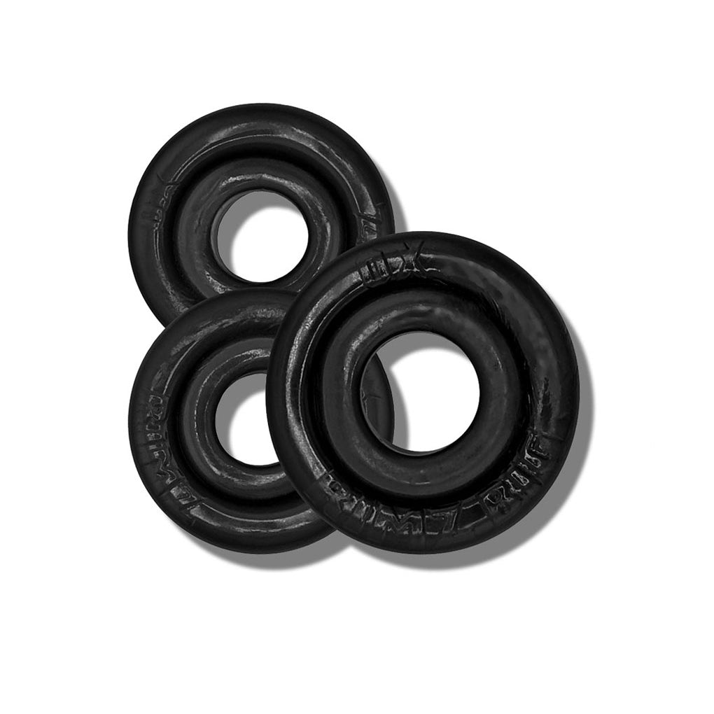Oxballs Rimringz Power Bulge Rings Black