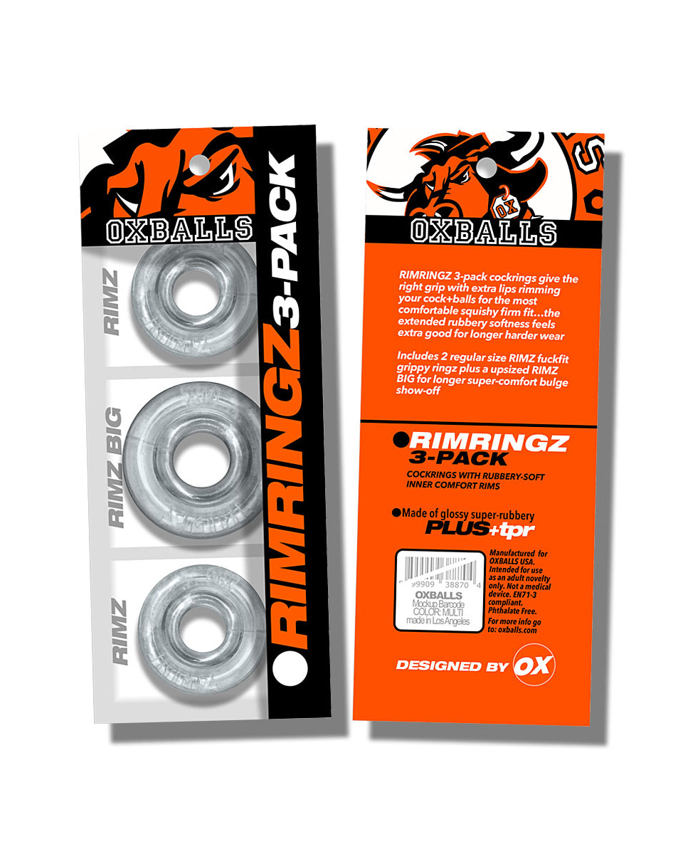 Oxballs Rimringz Power Bulge Rings Clear