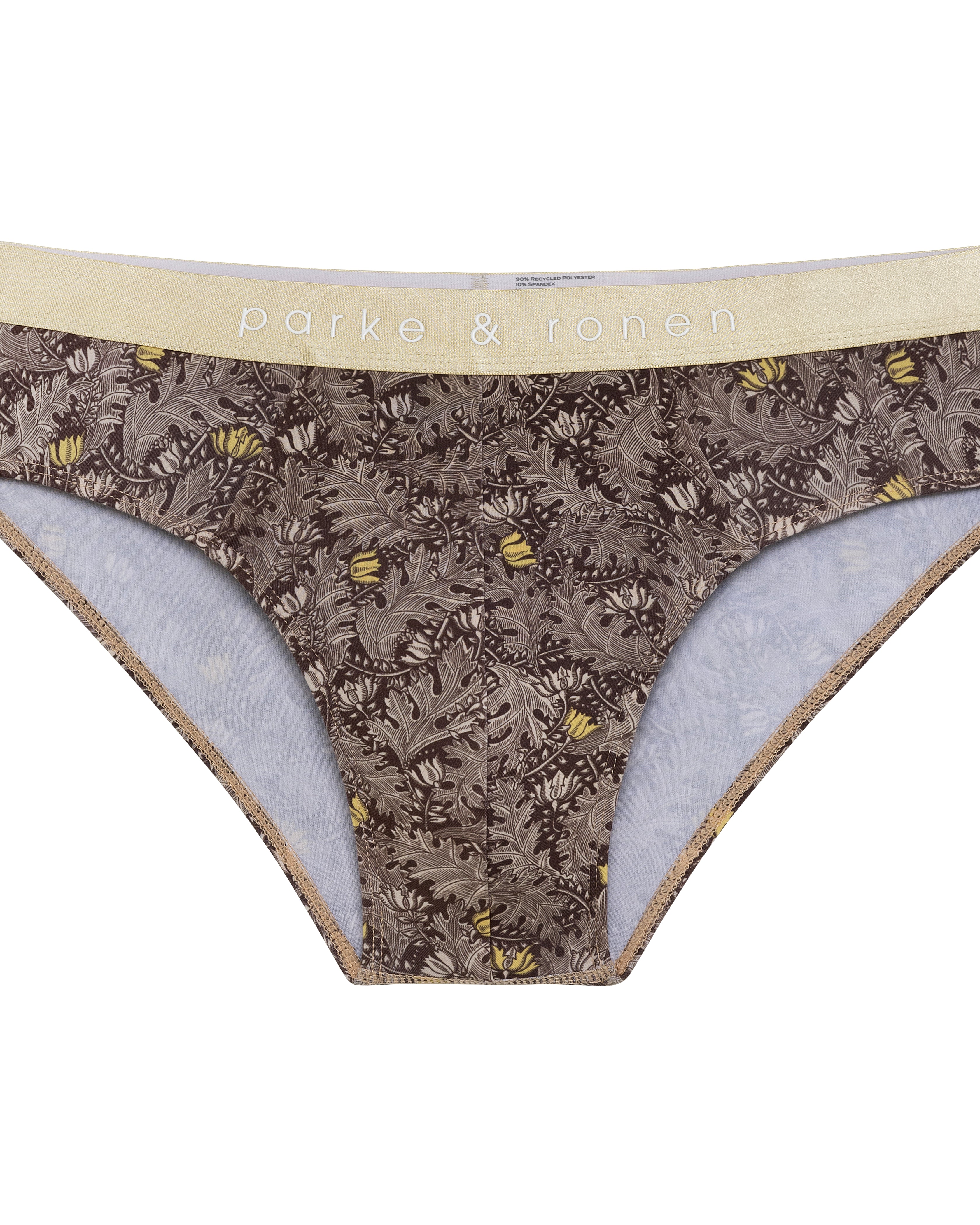 Parke & Ronen Printed Low-Rise Brief Parke & Ronen Printed Low-Rise Brief Gold-cassini