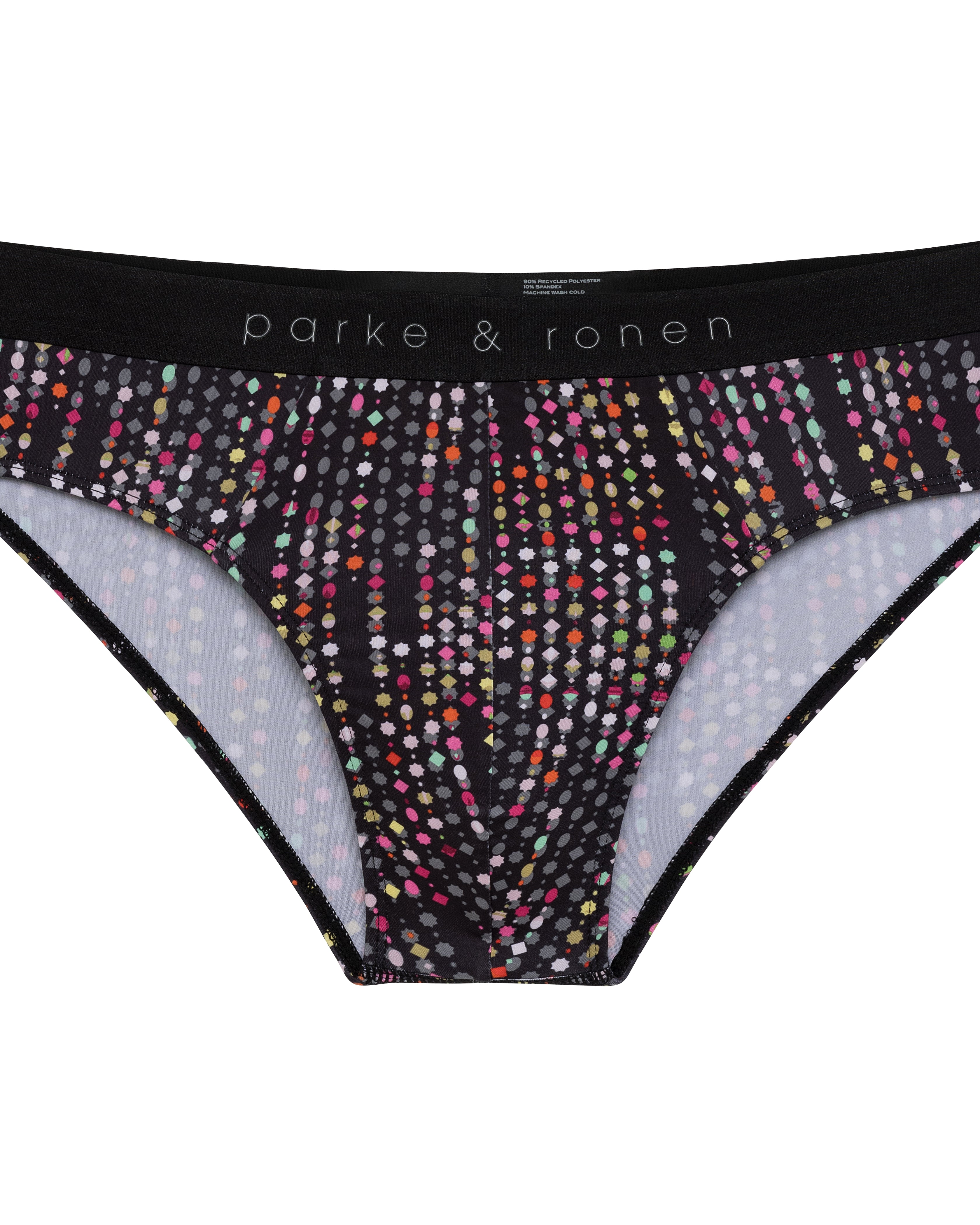Parke & Ronen Printed Low-Rise Brief Parke & Ronen Printed Low-Rise Brief Jet-black-gala
