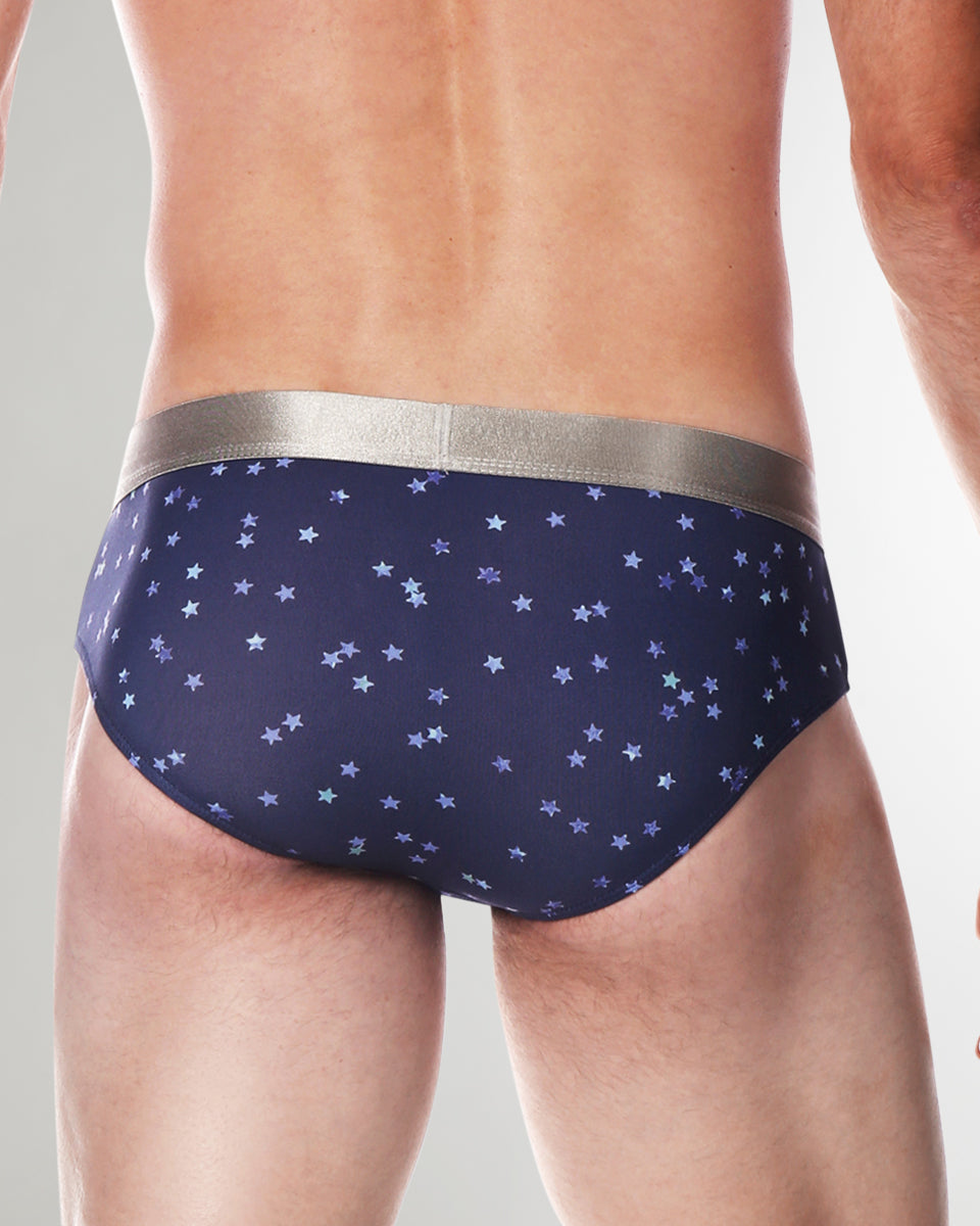 Parke & Ronen Printed Low-Rise Brief Parke & Ronen Printed Low-Rise Brief Navy-galileo