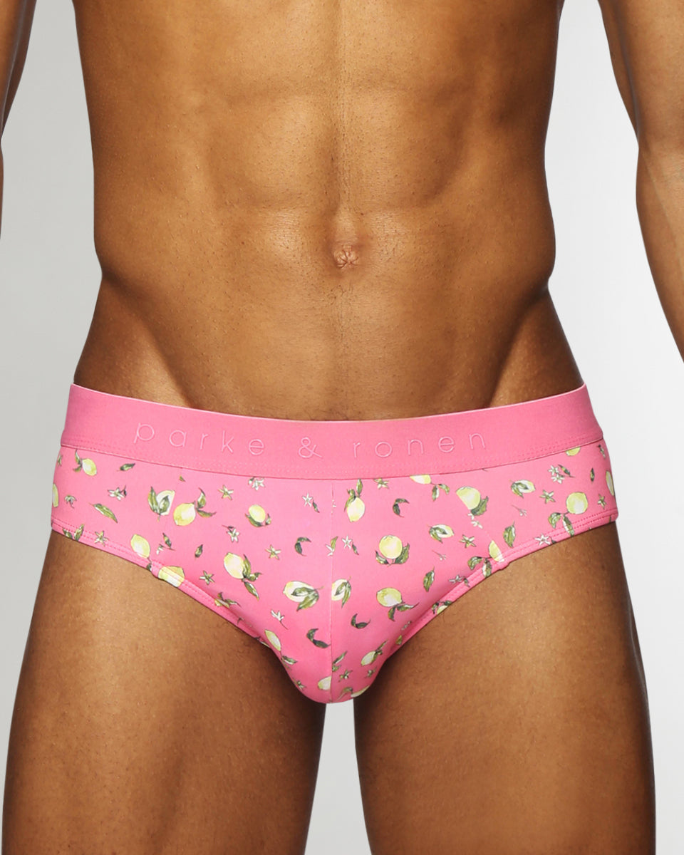 Parke & Ronen Printed Low-Rise Brief Parke & Ronen Printed Low-Rise Brief Meyer-lemon-pink