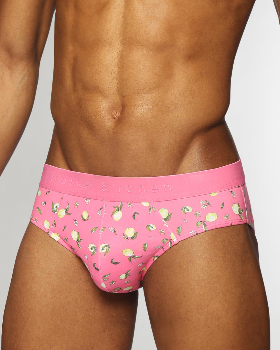 Parke & Ronen Printed Low-Rise Brief Parke & Ronen Printed Low-Rise Brief Meyer-lemon-pink