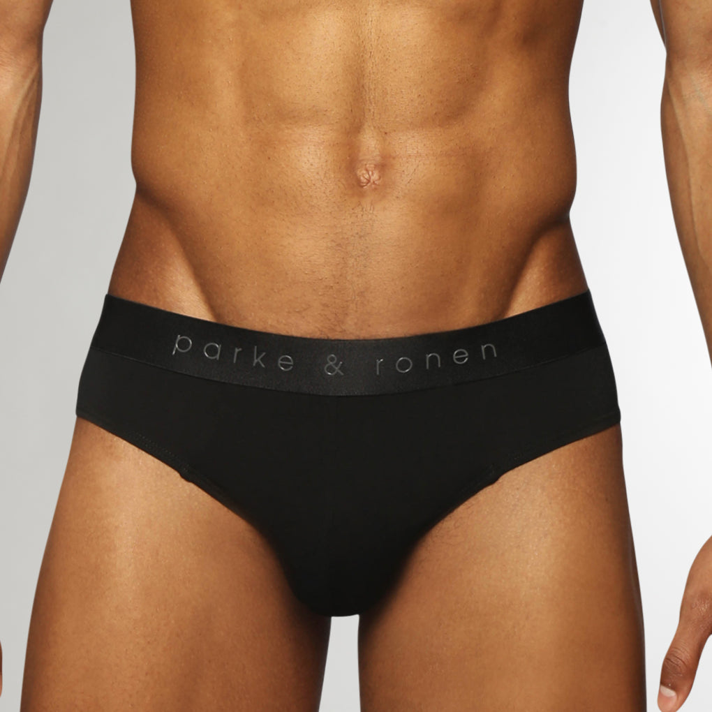 Parke & Ronen Solid Brief Parke & Ronen Solid Brief Black