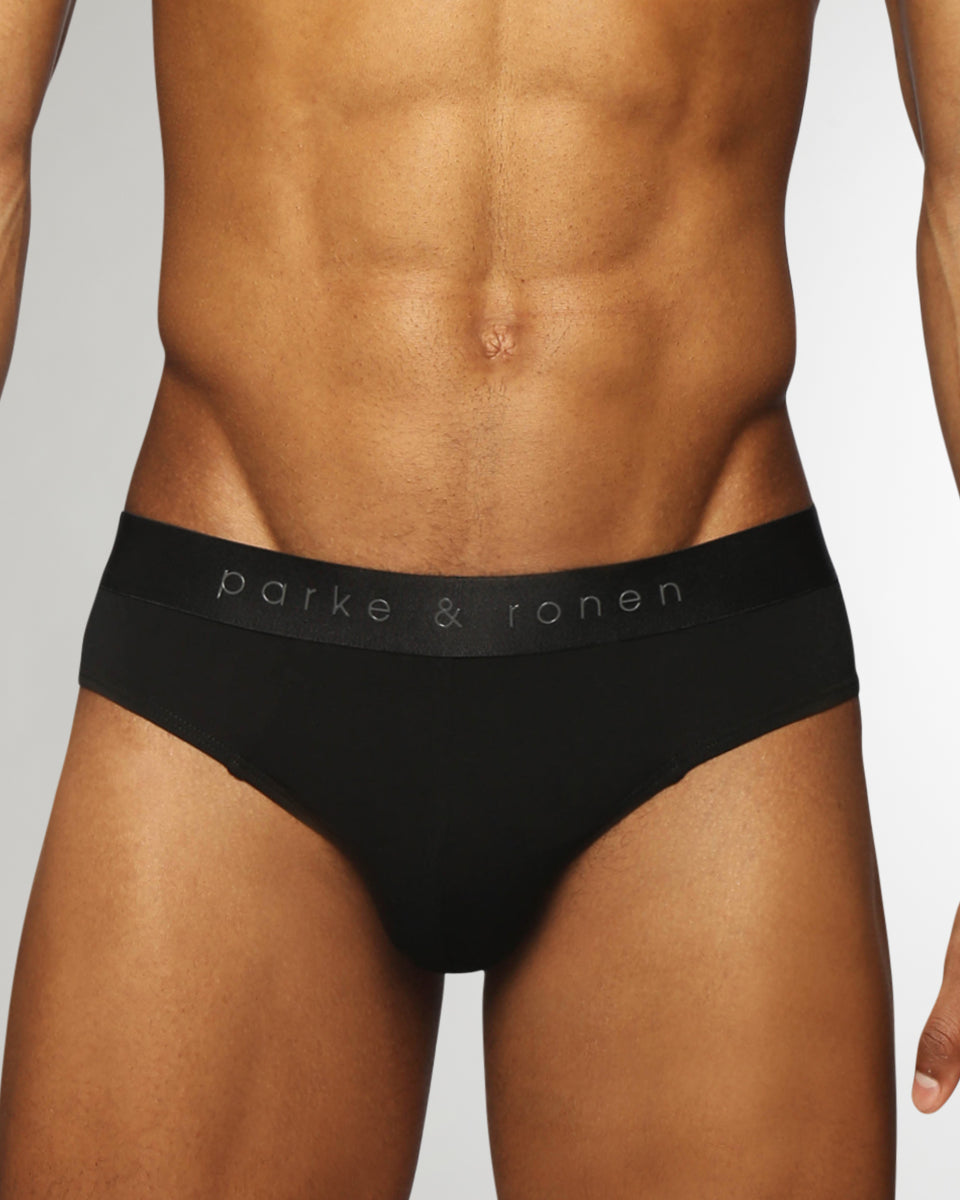 Parke & Ronen Solid Brief Parke & Ronen Solid Brief Black