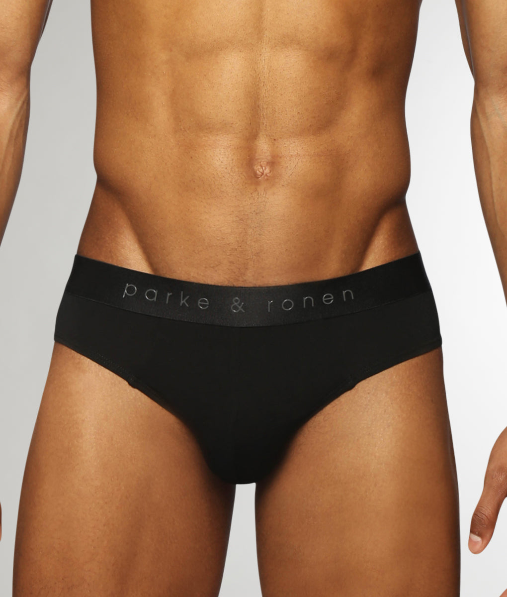 Parke & Ronen Solid Brief Parke & Ronen Solid Brief Black