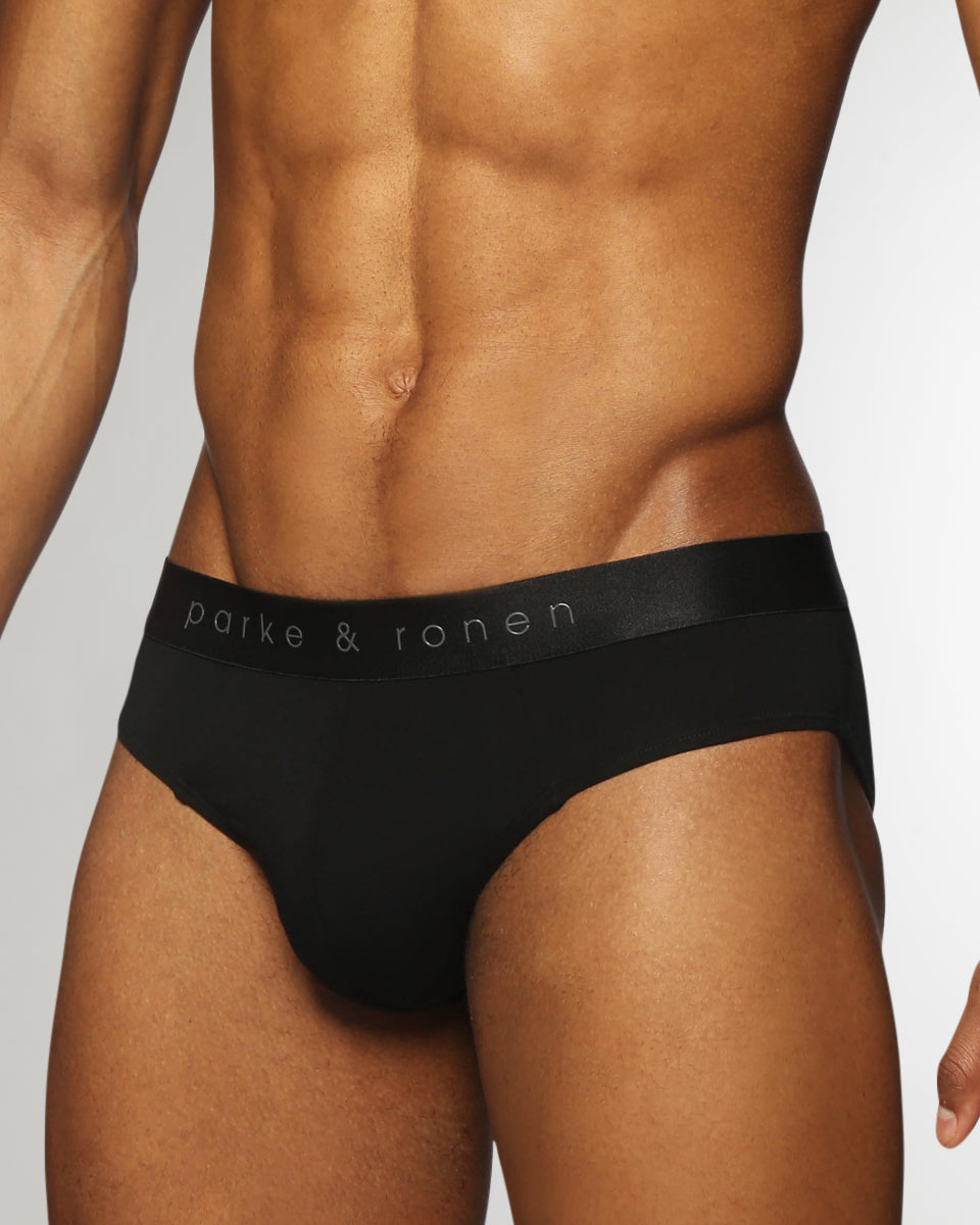 Parke & Ronen Solid Brief Parke & Ronen Solid Brief Black