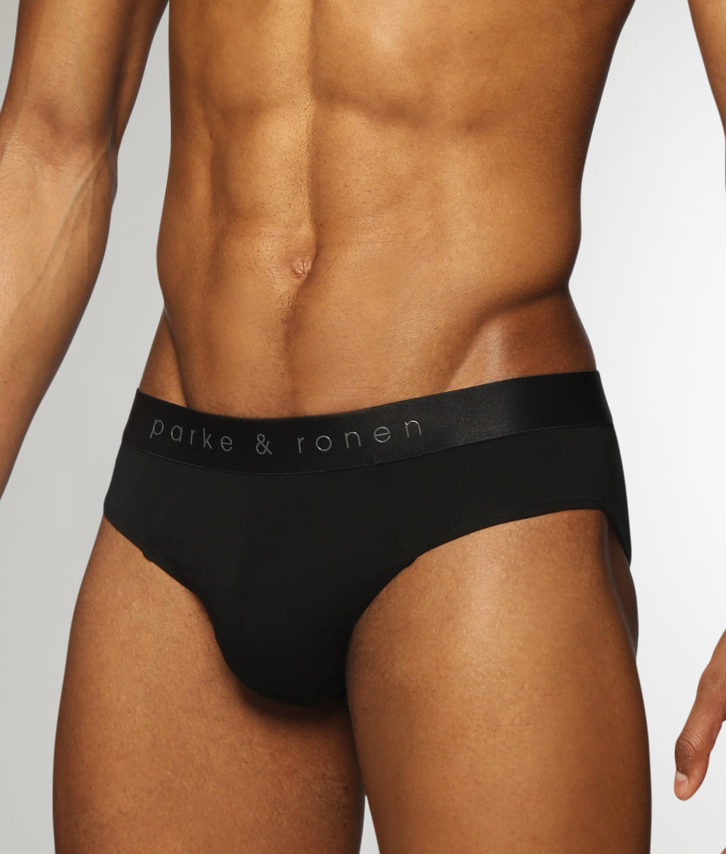 Parke & Ronen Solid Brief Parke & Ronen Solid Brief Black
