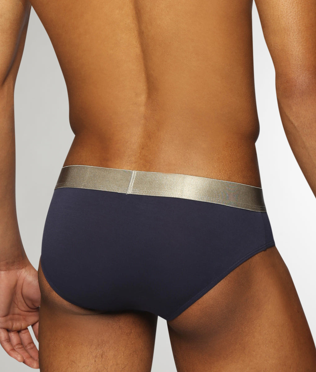 Parke & Ronen Solid Brief Parke & Ronen Solid Brief Navy