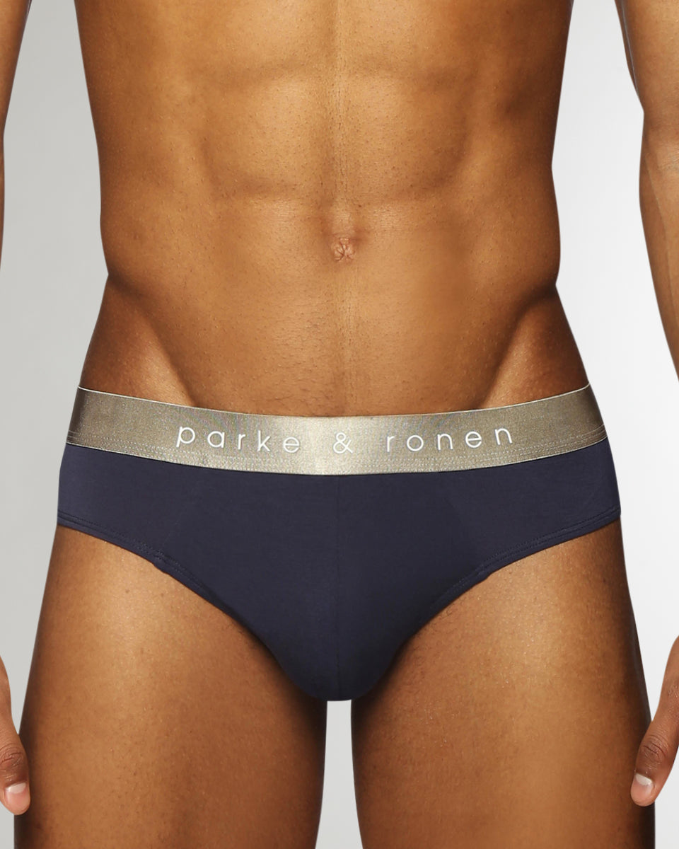 Parke & Ronen Solid Brief Parke & Ronen Solid Brief Navy