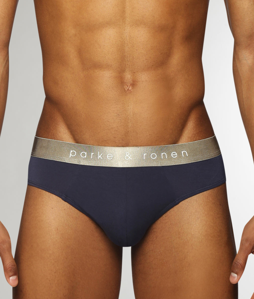 Parke & Ronen Solid Brief Parke & Ronen Solid Brief Navy