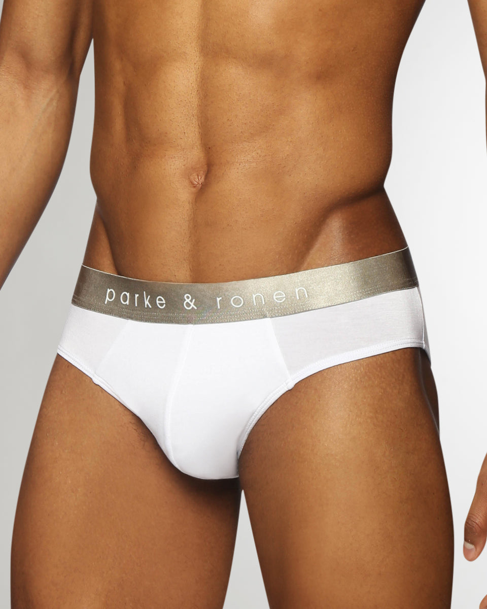 Parke & Ronen Solid Brief Parke & Ronen Solid Brief White