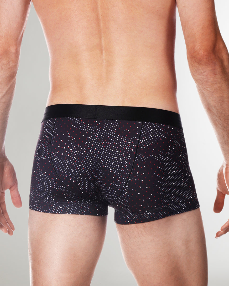 Parke & Ronen Printed Low Rise Trunk Black-andromeda