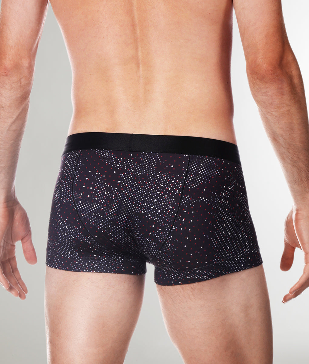 Parke & Ronen Printed Low Rise Trunk Black-andromeda